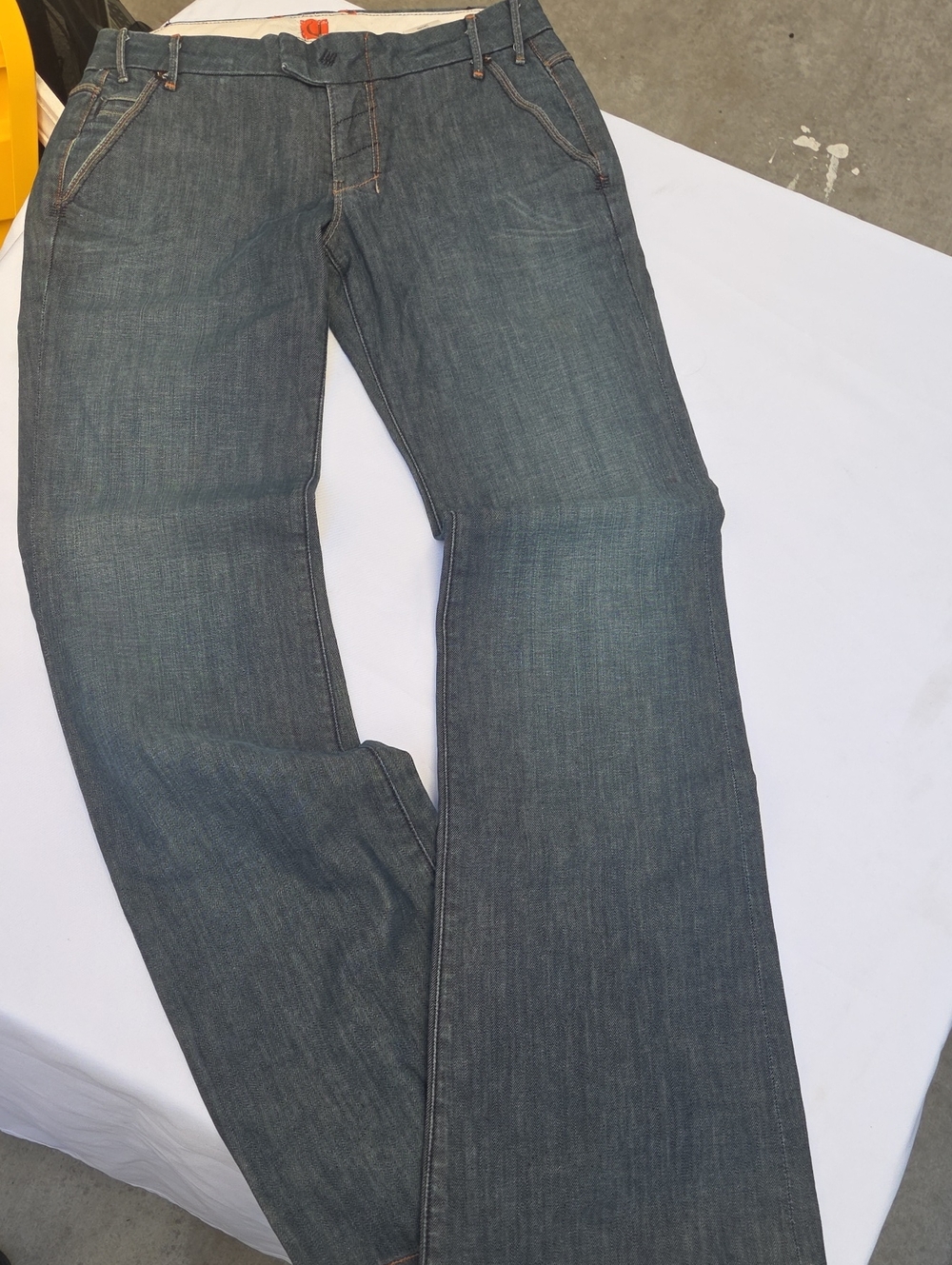 Women’s Boot Cut Jeans in Dark Blue Wash